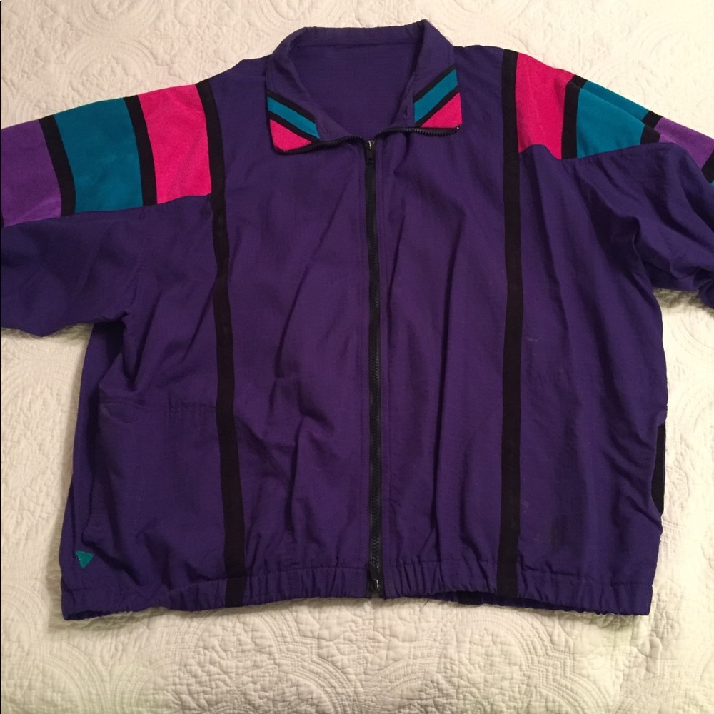 Men’s nylon jacket with ultra suede details